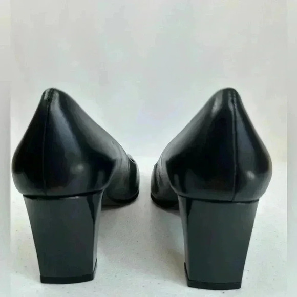 NWT Etienne Aigner Women’s Veni Cap Leather Blue Pump Business Wear Size 8 1/2 M - Picture 5 of 13